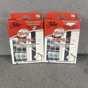 Fuller Brush FBFCRE Full Crystal Powder Exterior Window Cleaner Refill Lot Of‎ 2
